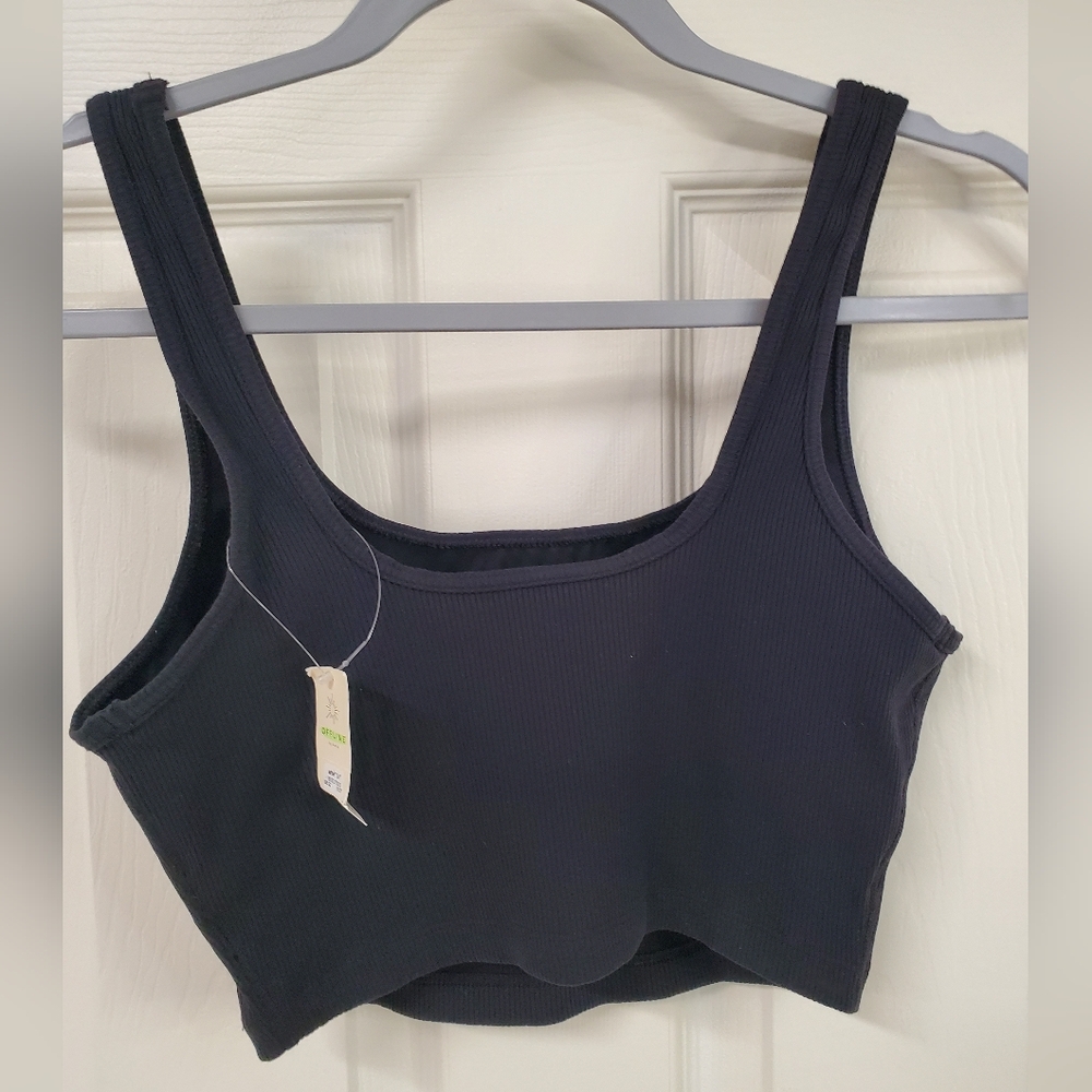 Aerie‎ Black Ribbed Bralette - Picture 5 of 6